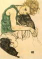 Egon Schiele - Donna seduta
